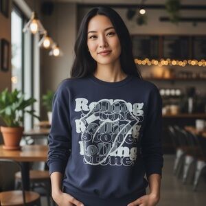 The Rolling Stones Navy Sweatshirt